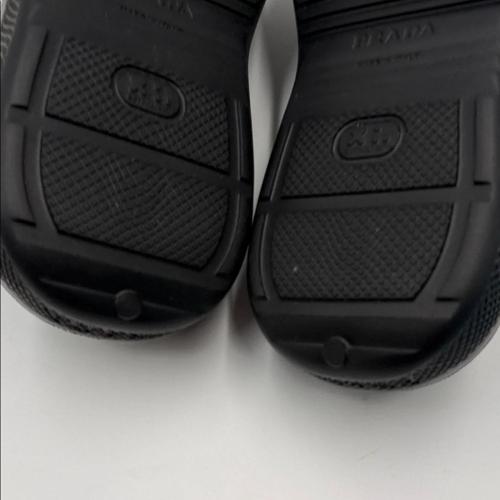 Prada Rubber Black Slip-On Clogs - Picture 6 of 7